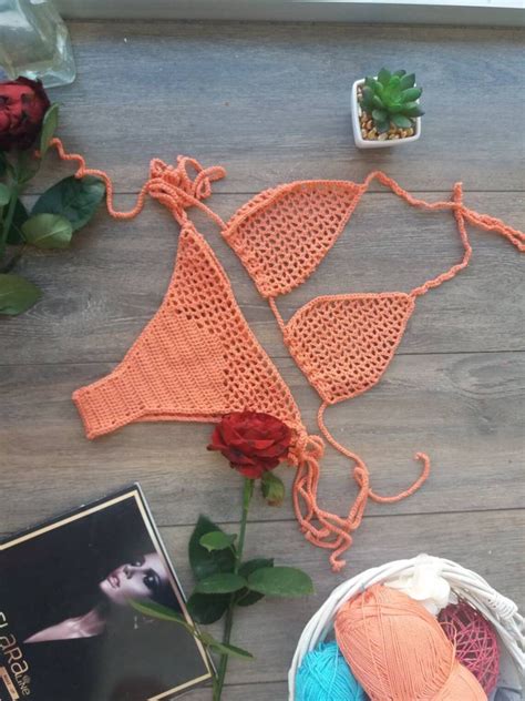 Crochet Bikini Set Crochet Bikini Bikini Set Crochet Swimsuit Etsy