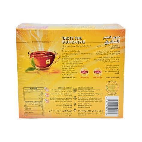 Lipton Tea Bags 100 Sachets Black And Green Tea Spinneys Lebanon