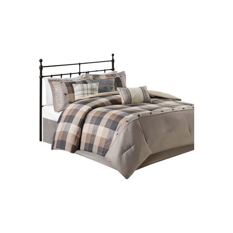 Madison Park Ridge Cabin Farmhouse Buffalo Check Comforter Duvet Cover