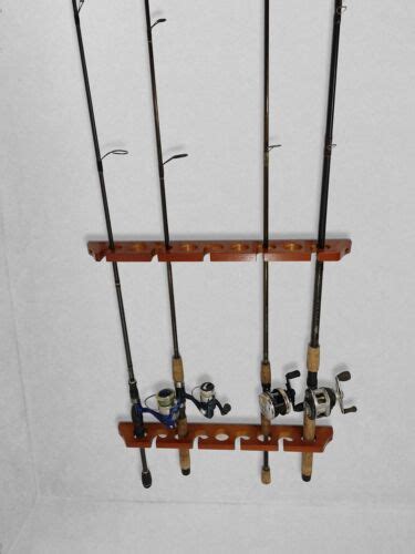 Old Cedar Outfitters Solid Pine Horizontal Ceiling Rack For Fishing Rod