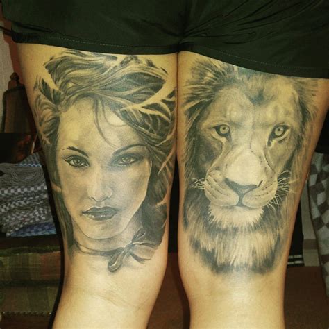 Liontattooonback Liontattooonarm Liontattooonthigh