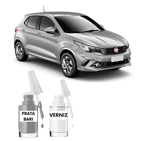 Tinta Tira Risco Automotivo Fiat Argo Prata Bari