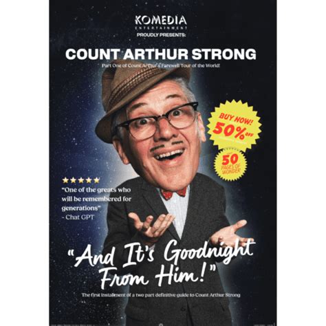 Tour Programme Count Arthur Strong