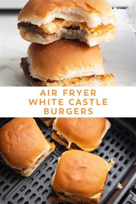 Air Fryer White Castle Burgers Fabulessly Frugal