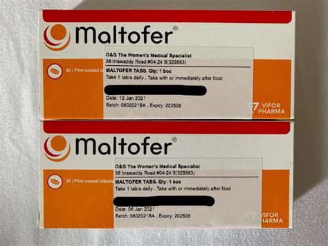 Maltofer Iron Tablets, Babies & Kids, Nursing & Feeding, Breastfeeding