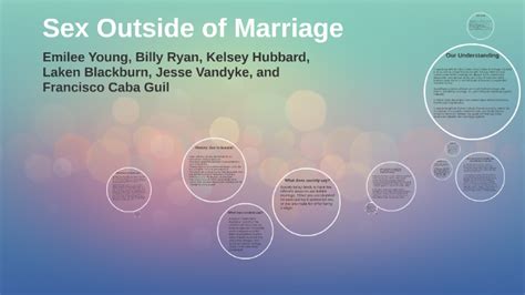 Sex Outside Of Marriage By Kelsey Hubbard On Prezi