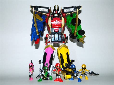 Mini Super Megaforce Rangers And Legendary Megazor By Linearranger On