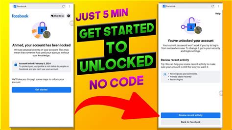 Facebook Account Locked How To Unlock Facebook Your Account Has Been