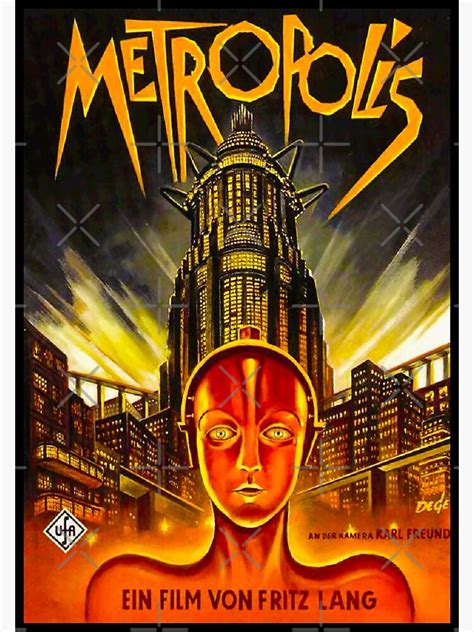 "ANOTHER GREAT VINTAGE MOVIE POSTER, FROM THE MOVIE "METROPOLIS"" Poster for Sale by ...