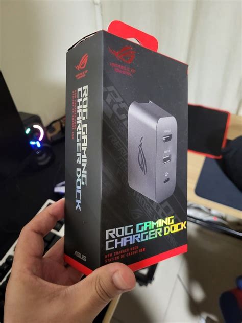 Rog Gaming Charger Dock Computers Tech Parts Accessories