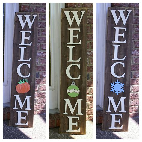 Porch Welcome Signs #2 | Porch welcome sign, Cool woodworking projects ...