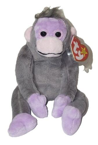 Ty Beanie Baby BANANAS II The Monkey Orangutan 30th Anniversary LE