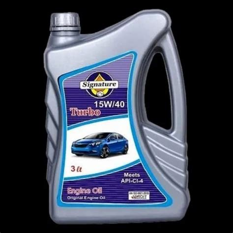 Car Synthetic Technology Signature Turbo 15w40 Engine Oil Grade