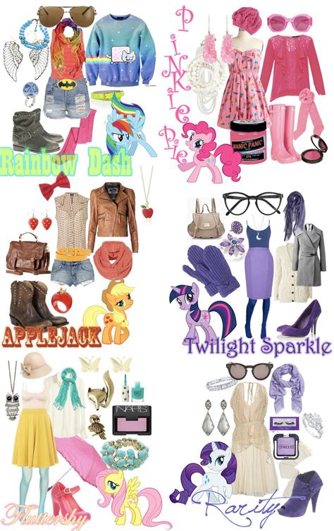 My Little Pony inspired outfits- I love apple jacks and rainbow dash's ...