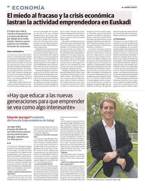 Entrevista A Eduardo Jauregui Hay Que Educar A Las Nuevas