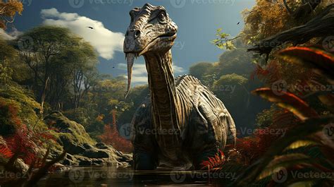 Portrait of a dinosaur, AI Generated 33520296 Stock Photo at Vecteezy