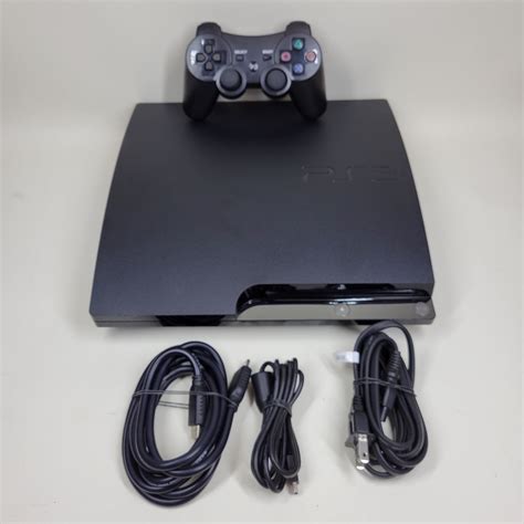 Sony Playstation 3 Slim Ps3 120gb Black Console Gaming System Cech