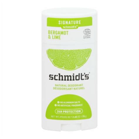 Schmidt S Bergamot Lime Deodorant Stick Oz Pack Ounce