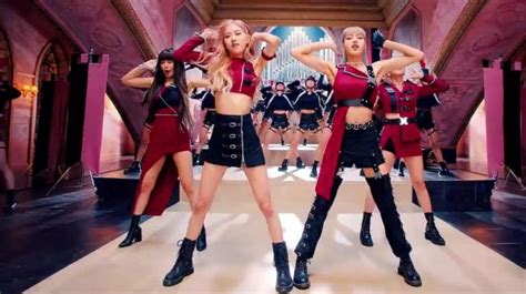 Military Black Skirt Worn By Rosé In Kill This Love Music Video From