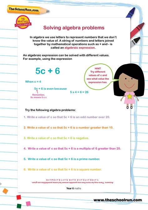 Solving algebra problems | TheSchoolRun