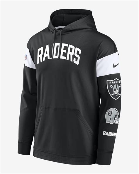 Nike Therma Prime Logo Nfl Las Vegas Raiders Mens Pullover Hoodie