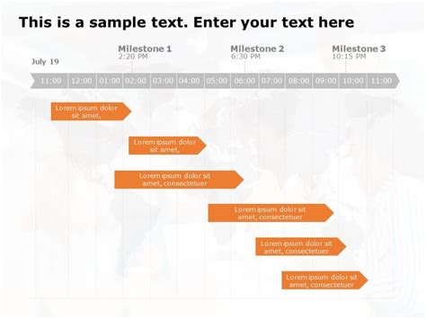 Project Work Plan Gantt Chart PowerPoint Template