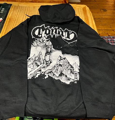 Conan Man Is Myth Hoodie Sweatshirt Electric Wizard Orange Goblin Ebay