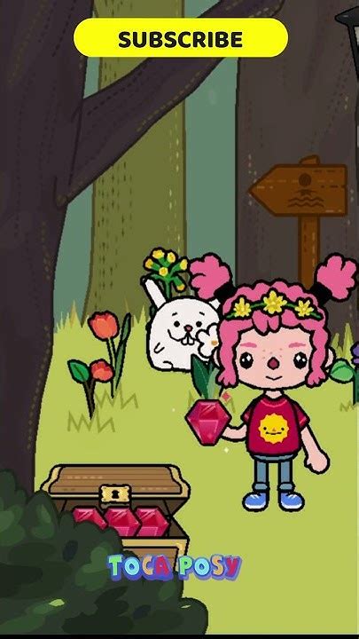 💗 Posy Found Four Very Secret Red Diamonds 💗 Toca Boca Story 💗 Toca