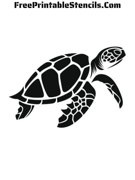 Free Printable Sea Turtle Stencils Free Printable Stencils