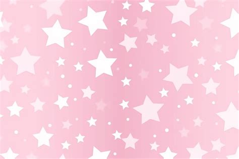 Fondo Rosa Con Estrellas Blancas Y Fondo Rosa Foto Premium