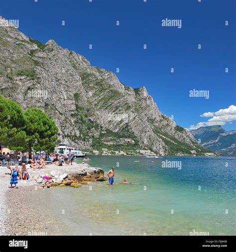 Lago Di Garda Beach Italy Stock Photos & Lago Di Garda Beach Italy ...