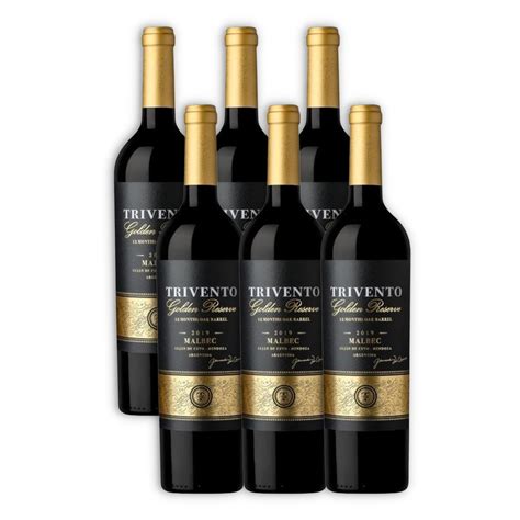 Trivento Golden Reserve Malbec X U Ml Borrachines