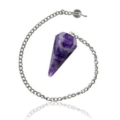 Purple Amethyst Dowsing Cone Pendulum At Rs 70 Piece In Jaipur ID