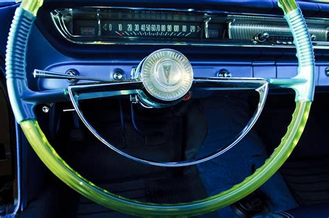 1961 Pontiac Catalina Steering Wheel Photograph By Jill Reger