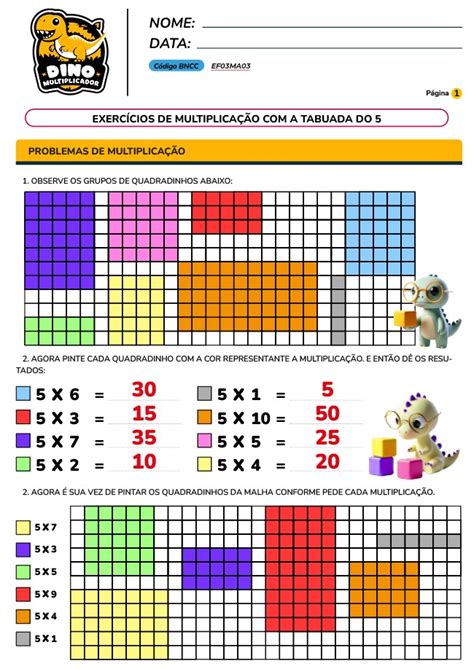 Folhas De Atividades Tabuada De Multiplicação - Confira Dicas De Tabuada De Multiplicao Para Imprimir Descobrindo A