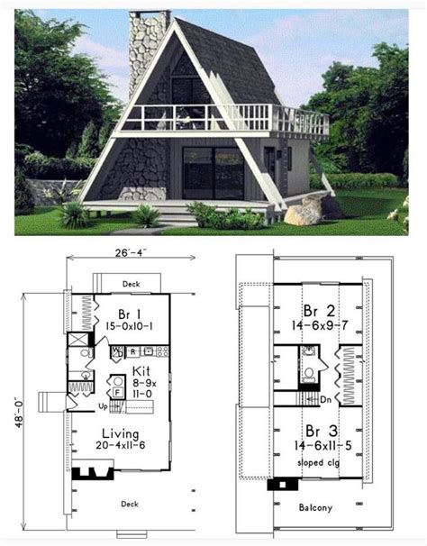 Planos de casas de 2 plantas pequeñas Casas Casas prefabricadas