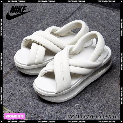 NIKE（ナイキ） 厚底サンダル レディース エアマックス アイラ サンダル ライトボーン オフホワイト NIKE W AIR MAX ...
