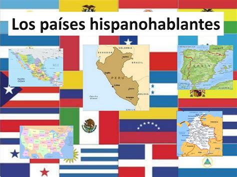 PPT Los países hispanohablantes PowerPoint Presentation free