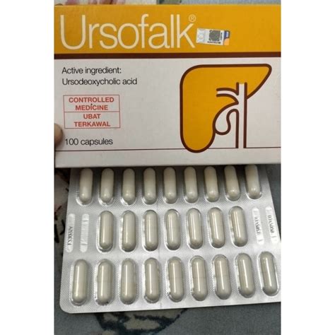 Ursofalk 250mg 1 Strip 25 Capsules Shopee Malaysia