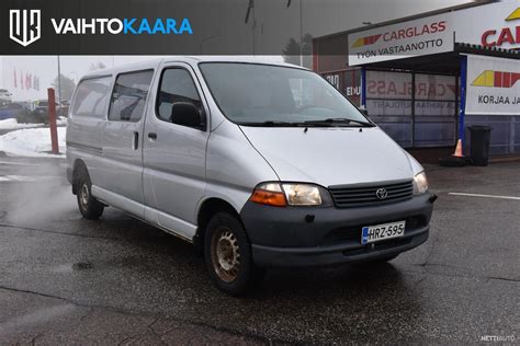 Toyota Hiace VAN 2 5TD pitkä Uusi Webasto Koukku 2 x renkaat Hyvä