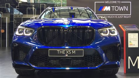 BMW X5 M Competition F95 In Marina Bay Blau Metallic YouTube