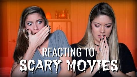 Reacting To Scary Movies Intense Youtube