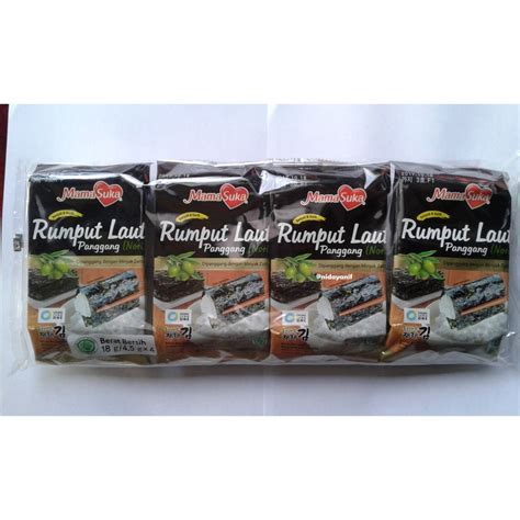 Jual Mamasuka Rumput Laut Kering Panggang Roasted Nori Seaweed Original