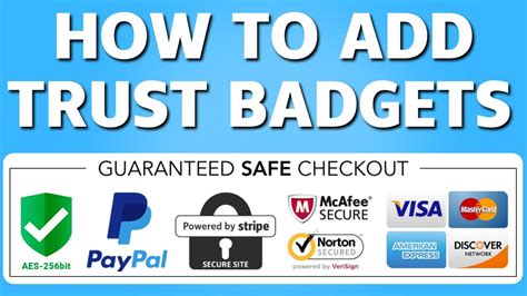 How To Add Trust Badges To Shopify Easy Youtube