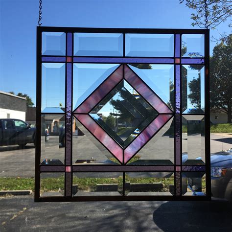 Intrigue Beveled Glass Cluster 12 X 12 Glass House Store