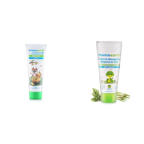 Mamaearth Natural Toothpaste Orange Flavour SLS Free With 750 PPM