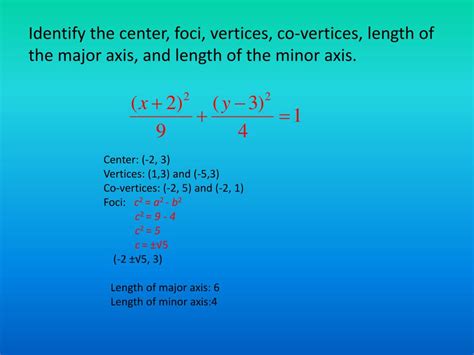 Ppt Ellipses Powerpoint Presentation Free Download Id2462549