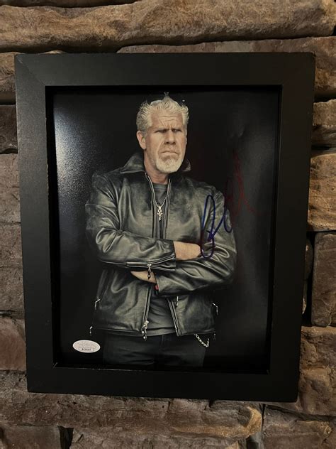 Autographed Ron Perlman As Clay Morrow On Sons Of Anarchy Etsy