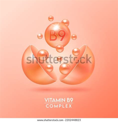 El Complejo De Vitamina B9 Y Vector De Stock Libre De Regalías 2202448823 Shutterstock