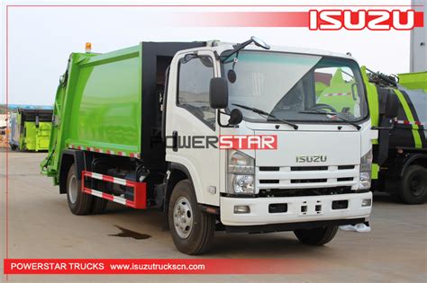 Vente Chaude Compacteur Dechets Cbm Camions Isuzu En Chine